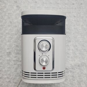 Optimus PTC-156 ceramic space heater White Handle Overheat Protection Tip-Over